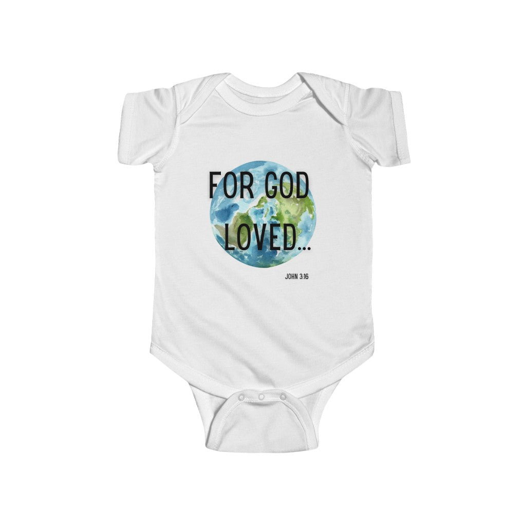 For God Loved... - Onesie - LifeSpring Shirts